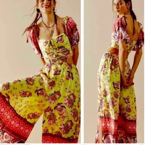 Free People Bali Cutout Jumpsuit - Picture 4 of 7